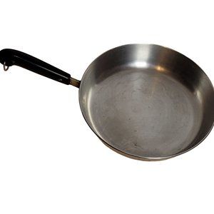 Vintage Revere Ware Copper Clad Bottom Fry Pan Skillet 10 Inches NO Lid